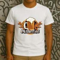 Oktoberfest Beer Celebration Logo T-Shirt thumb 3