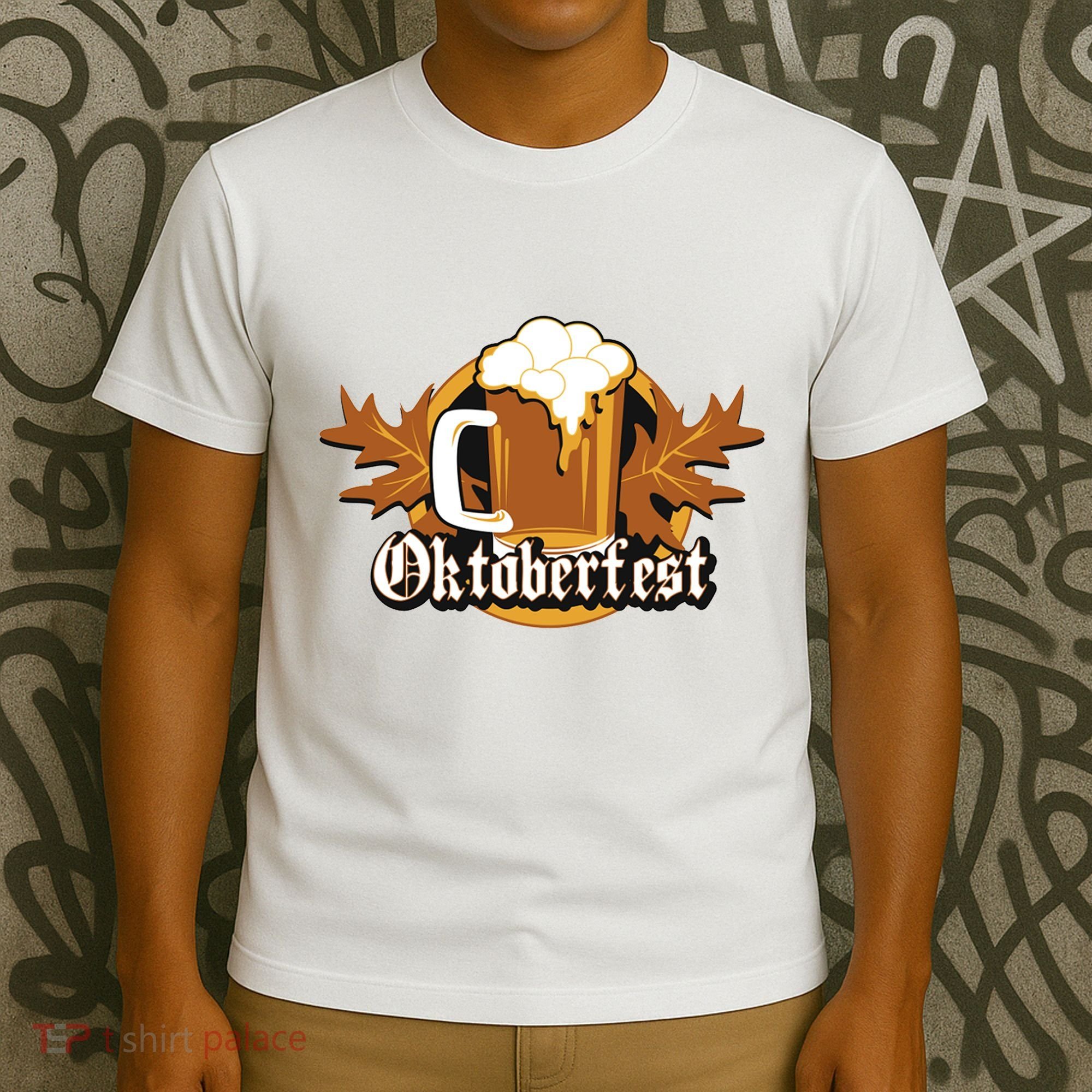 Oktoberfest Beer Celebration Logo T-Shirt