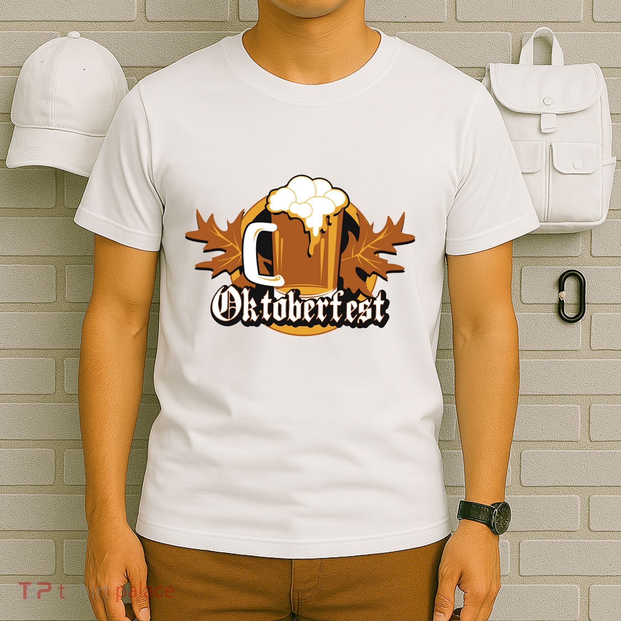 Oktoberfest Beer Celebration Logo T-Shirt
