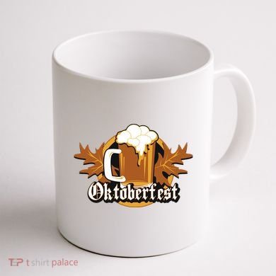 Oktoberfest Beer Celebration Logo Coffee Mug back