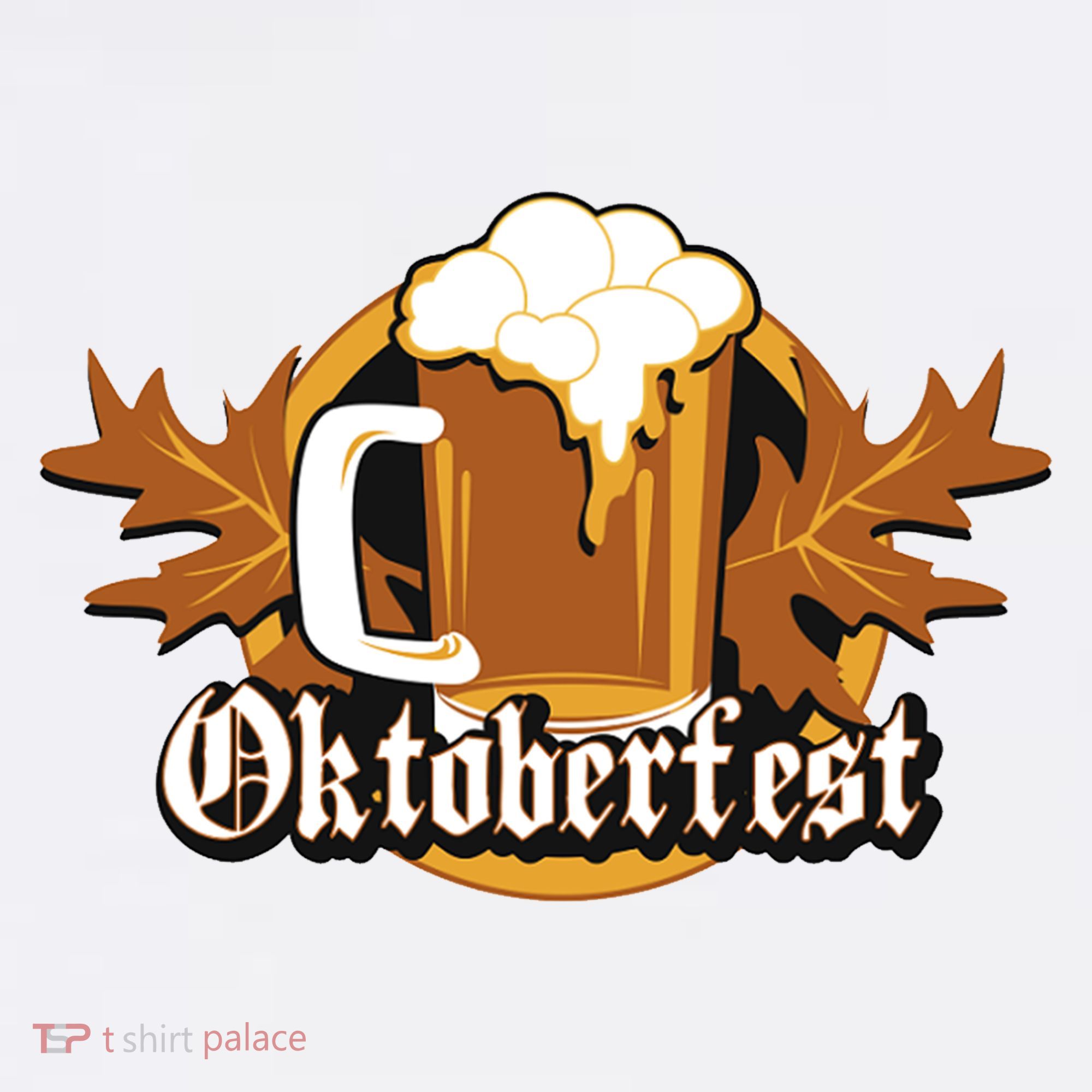 Oktoberfest Beer Celebration Logo Mousepad