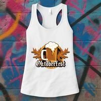 Oktoberfest Beer Celebration Logo Women's Tank Top thumb 3