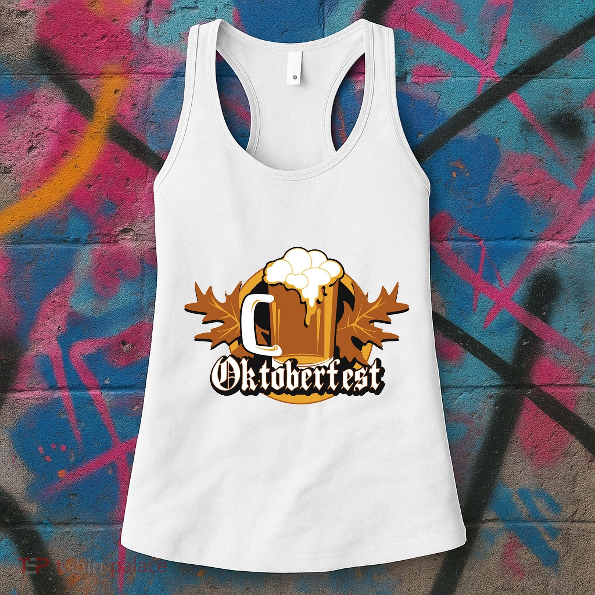 Oktoberfest Beer Celebration Logo Women's Tank Top