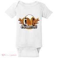 Oktoberfest Beer Celebration Logo Baby Bodysuit thumb 0