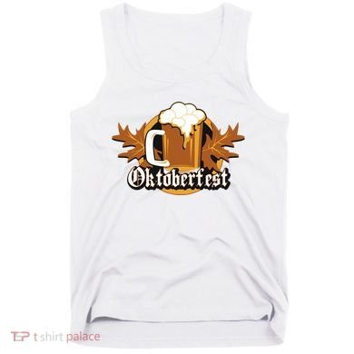 Oktoberfest Beer Celebration Logo Tank Top