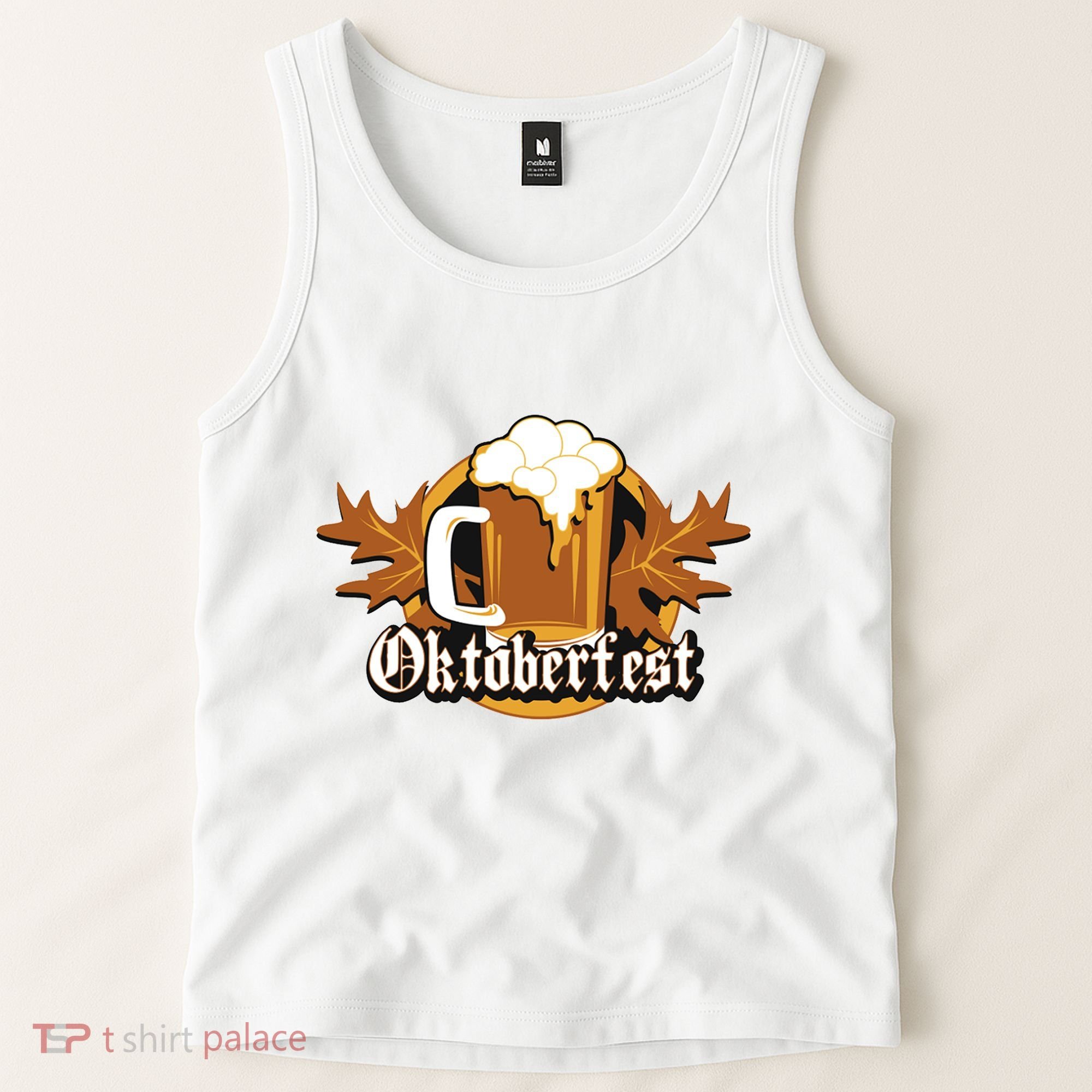Oktoberfest Beer Celebration Logo Tank Top