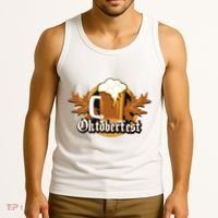 Oktoberfest Beer Celebration Logo Tank Top thumb 3