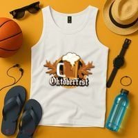Oktoberfest Beer Celebration Logo Tank Top thumb 4