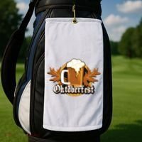 Oktoberfest Beer Celebration Logo Golf Towel thumb 2