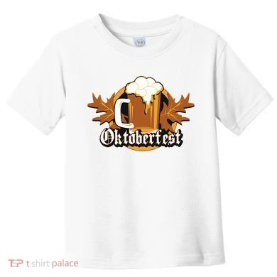 Oktoberfest Beer Celebration Logo Toddler T-Shirt