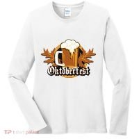 Oktoberfest Beer Celebration Logo Women's Long Sleeve Shirt thumb 0