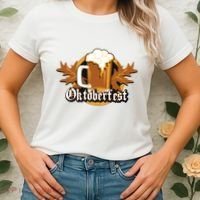 Oktoberfest Beer Celebration Logo Women's T-Shirt thumb 2