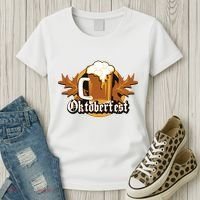 Oktoberfest Beer Celebration Logo Women's T-Shirt thumb 3