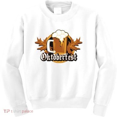 Oktoberfest Beer Celebration Logo Kids Sweatshirt
