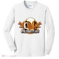 Oktoberfest Beer Celebration Logo Kids Long Sleeve Shirt thumb 0