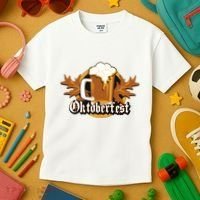 Oktoberfest Beer Celebration Logo Kids T-Shirt thumb 3