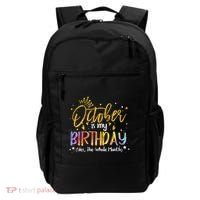 October Birthday Celebration Tie Dye Gift Backpack thumb 0