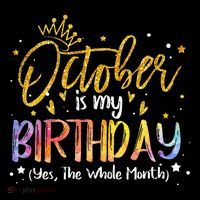 October Birthday Celebration Tie Dye Gift Baby Bodysuit thumb 2