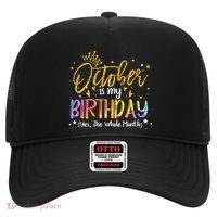 October Birthday Celebration Tie Dye Gift Hat thumb 0