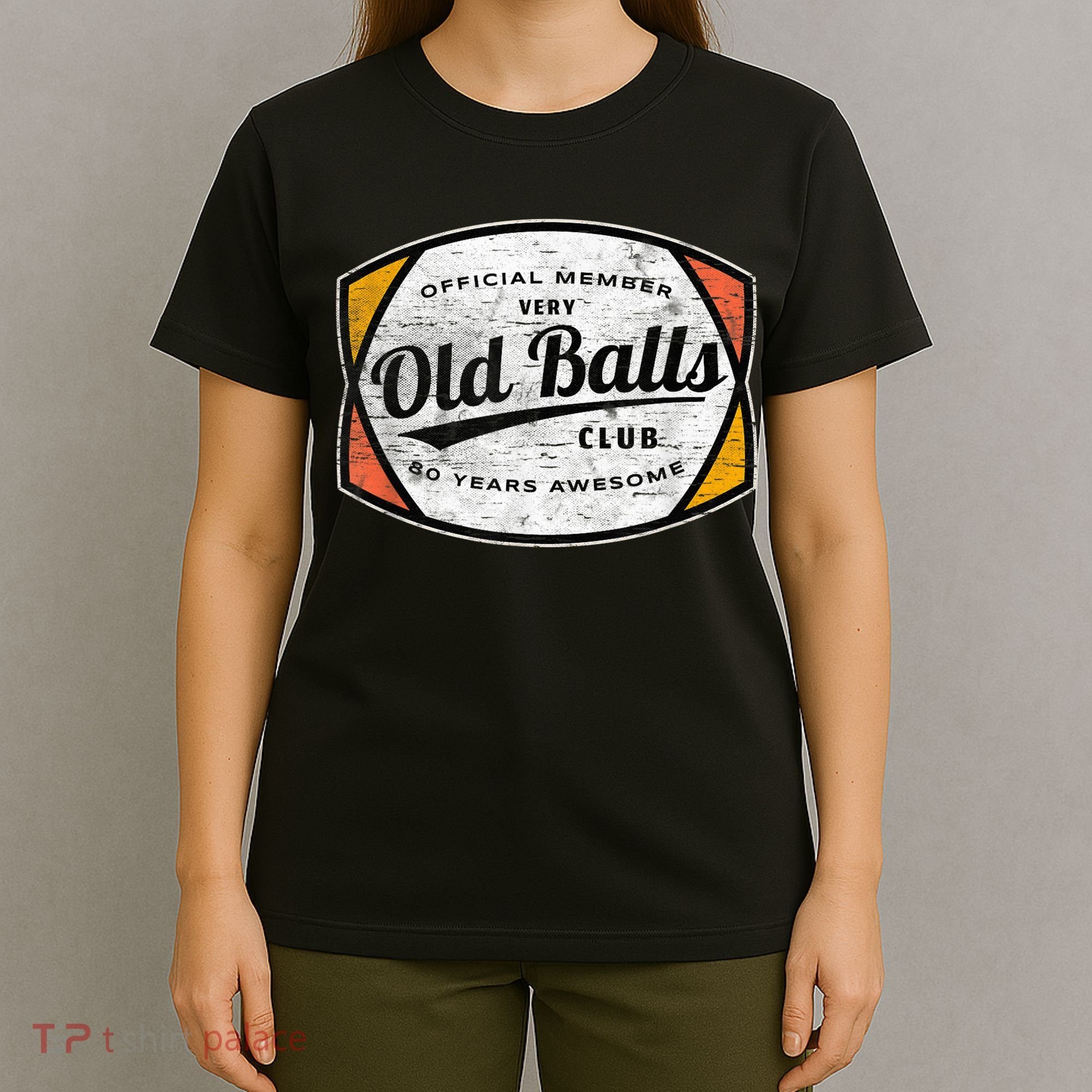  Old Balls Club 80 Years of Awesome 1940 Funny 80th Birthday T-Shirt