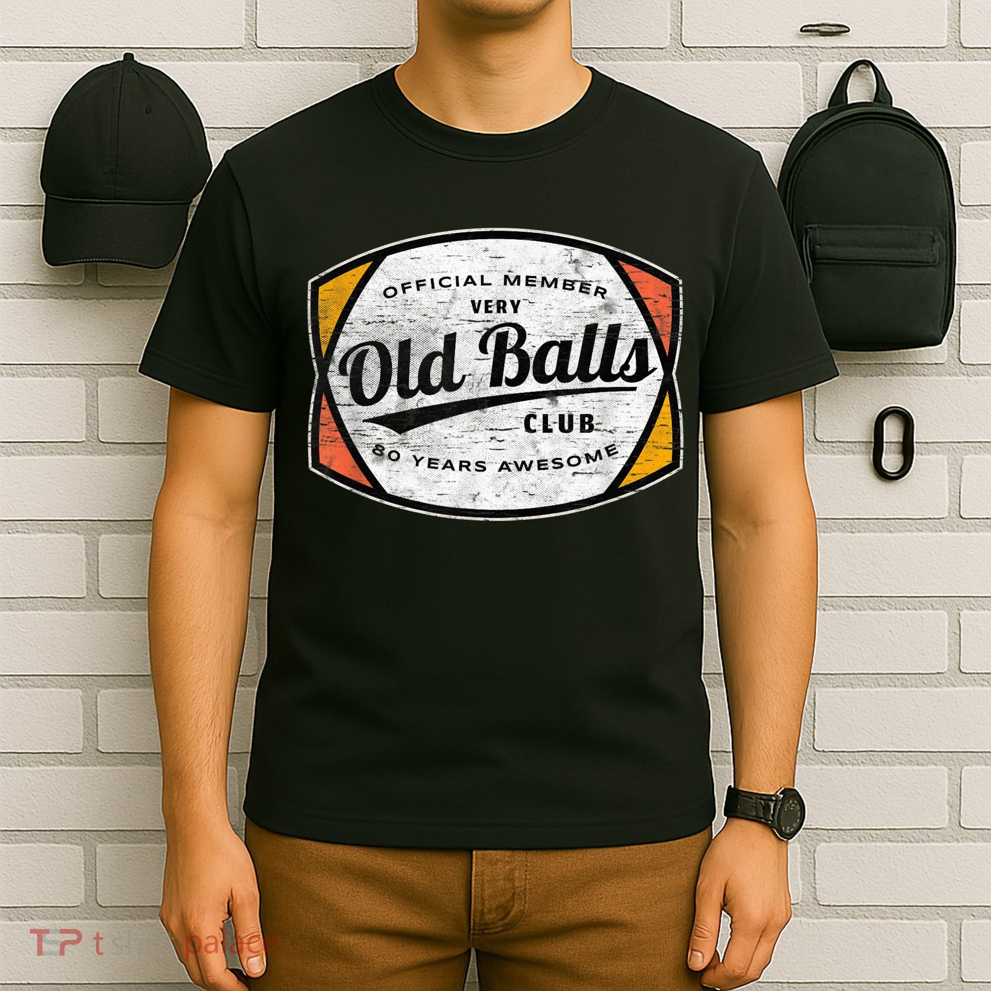  Old Balls Club 80 Years of Awesome 1940 Funny 80th Birthday T-Shirt