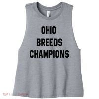 Ohio Breeds Champions Women's Racerback Cropped Tank thumb 0