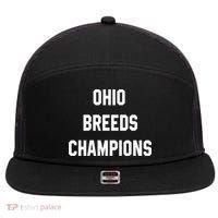 Ohio Breeds Champions 7 Panel Mesh Trucker Snapback Hat thumb 0