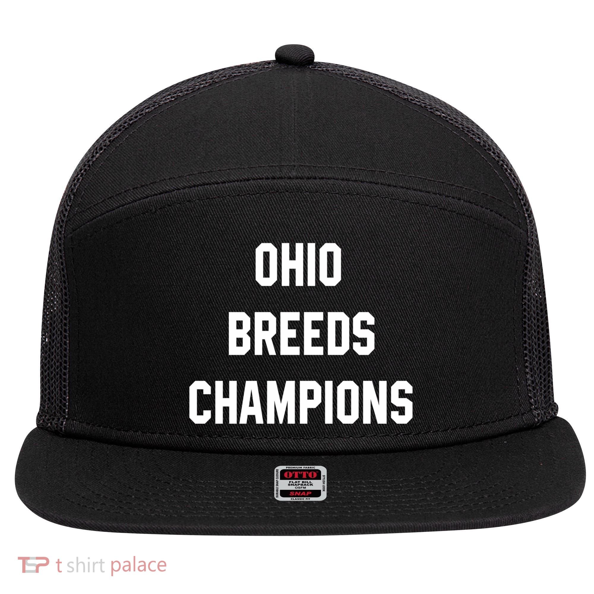 Ohio Breeds Champions 7 Panel Mesh Trucker Snapback Hat