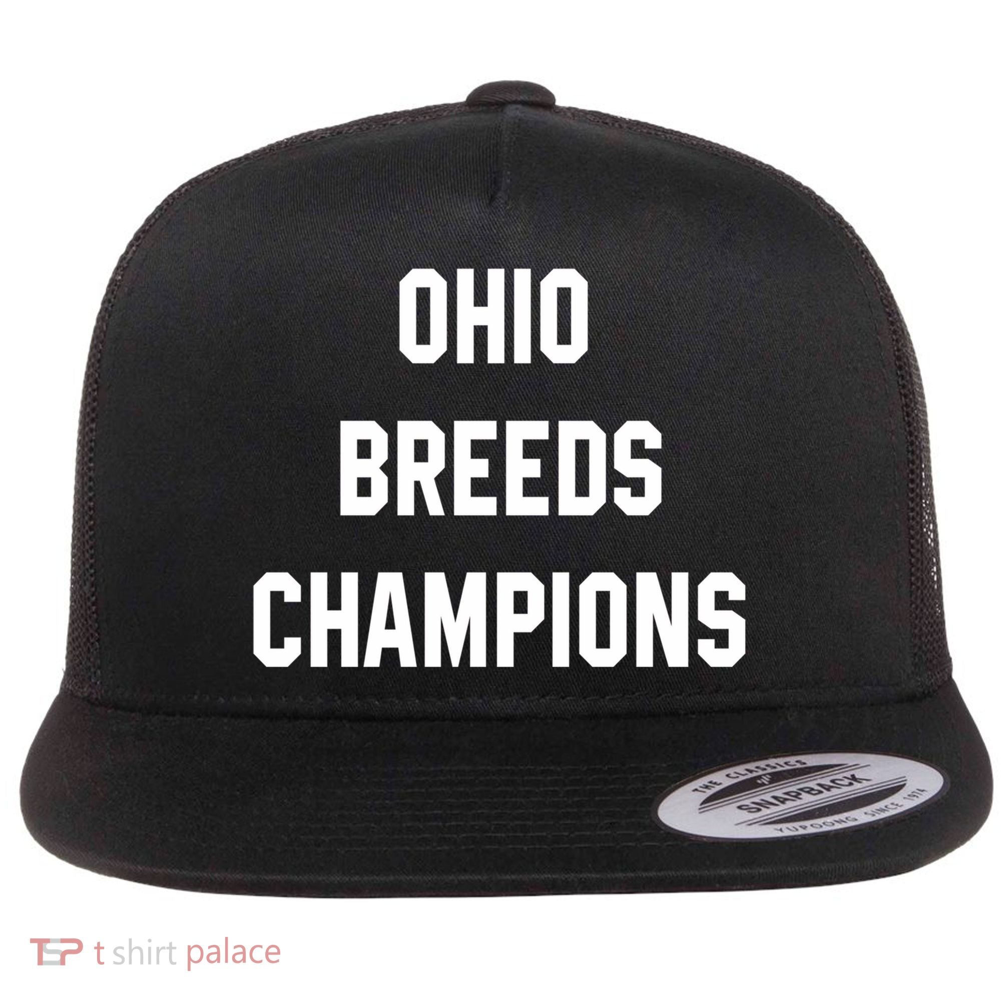 Ohio Breeds Champions Flat Bill Trucker Hat