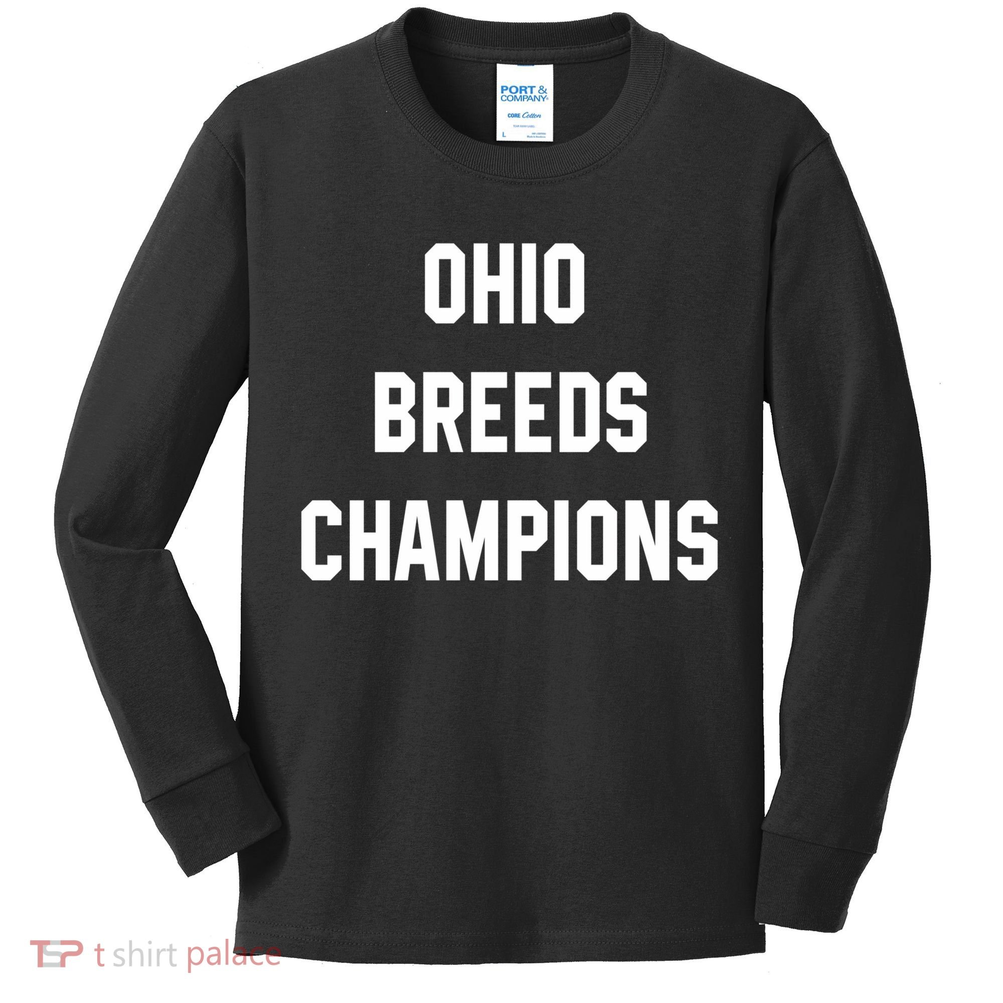 Ohio Breeds Champions Kids Long Sleeve Shirt
