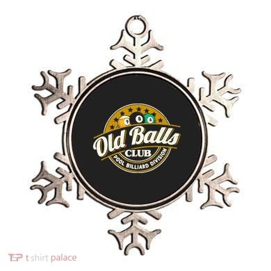 Old Balls Club Pool 8 Ball Billiards Division For Ornament