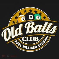 Old Balls Club Pool 8 Ball Billiards Division For Ornament thumb 1