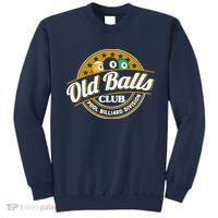Old Balls Club Pool 8 Ball Billiards Division For Sweatshirt thumb 0