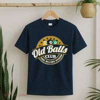 Old Balls Club Pool 8 Ball Billiards Division For T-Shirt thumb 2