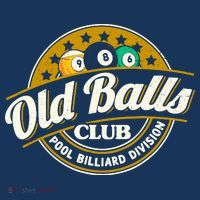 Old Balls Club Pool 8 Ball Billiards Division For T-Shirt thumb 7