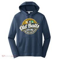 Old Balls Club Pool 8 Ball Billiards Division For Performance Fleece Hoodie thumb 0