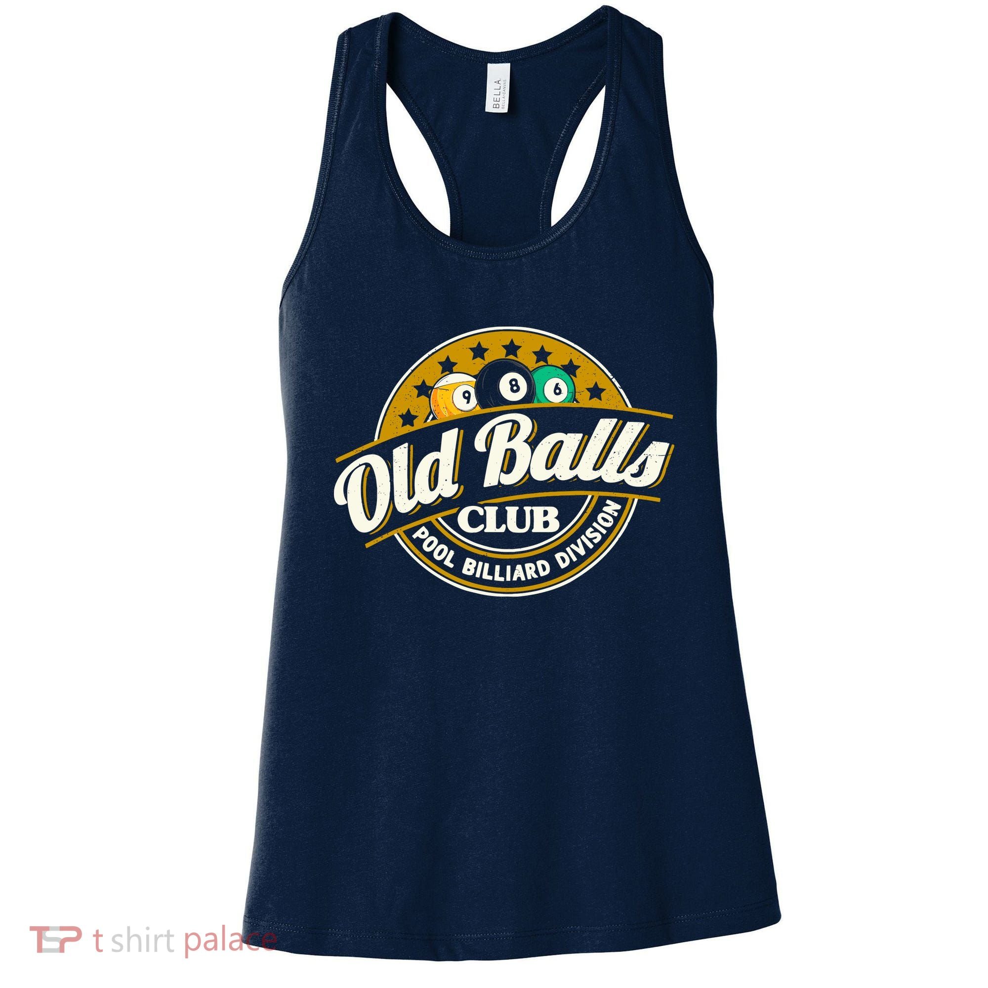 Old Balls Club Pool 8 Ball Billiards Division For Women's Tank Top
