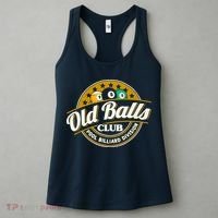 Old Balls Club Pool 8 Ball Billiards Division For Women's Tank Top thumb 3