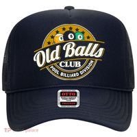 Old Balls Club Pool 8 Ball Billiards Division For Hat thumb 0