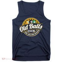 Old Balls Club Pool 8 Ball Billiards Division For Tank Top thumb 0