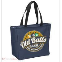 Old Balls Club Pool 8 Ball Billiards Division For Tote Bag thumb 2