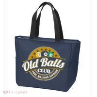 Old Balls Club Pool 8 Ball Billiards Division For Tote Bag thumb 3