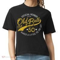 Old Balls Club 50th For 's Over The Hill Birthday Comfort Colors Boxy T-Shirt thumb 0
