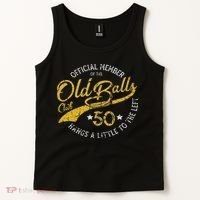 Old Balls Club 50th For 's Over The Hill Birthday Tank Top thumb 2