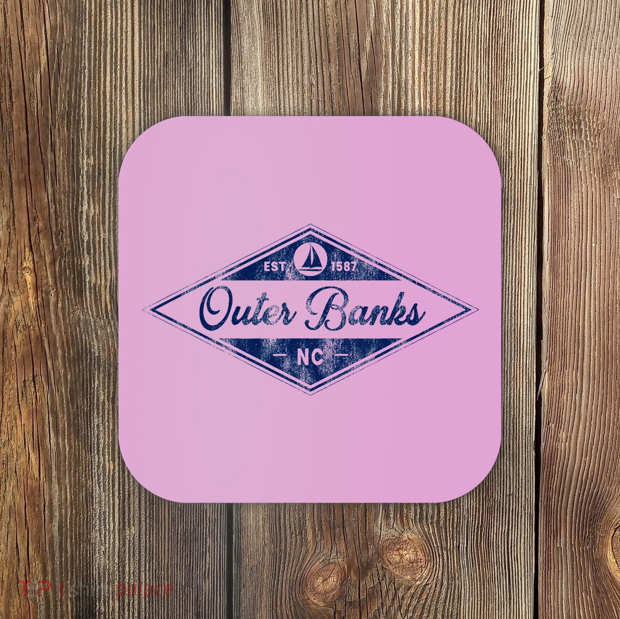 O.U.T.E.R B.A.N.K.S Est 1587 Obx North Carolina Nc Boating Coaster
