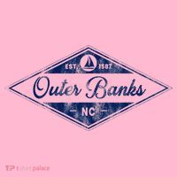 O.U.T.E.R B.A.N.K.S Est 1587 Obx North Carolina Nc Boating Coaster thumb 2