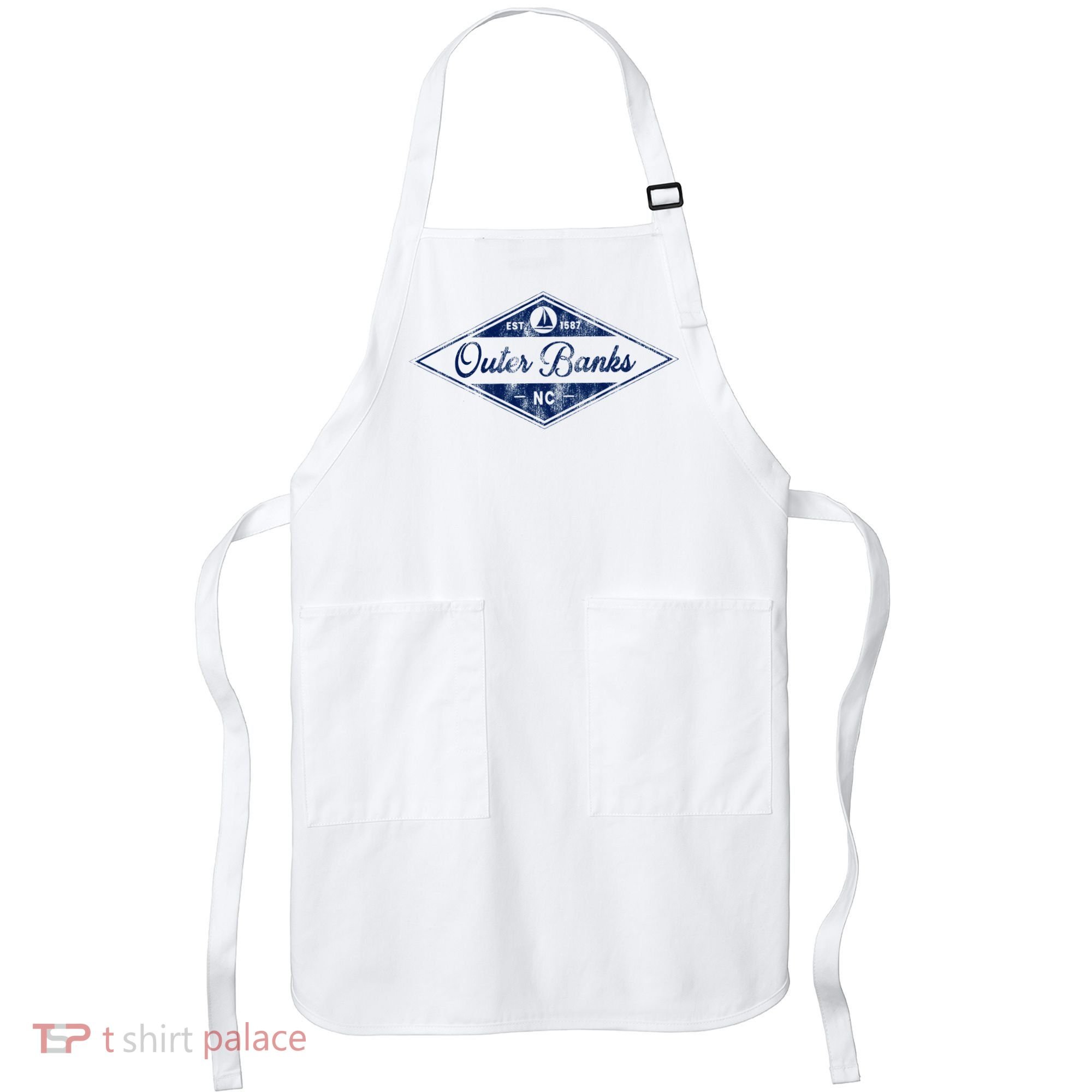 O.U.T.E.R B.A.N.K.S Est 1587 Obx North Carolina Nc Boating Apron