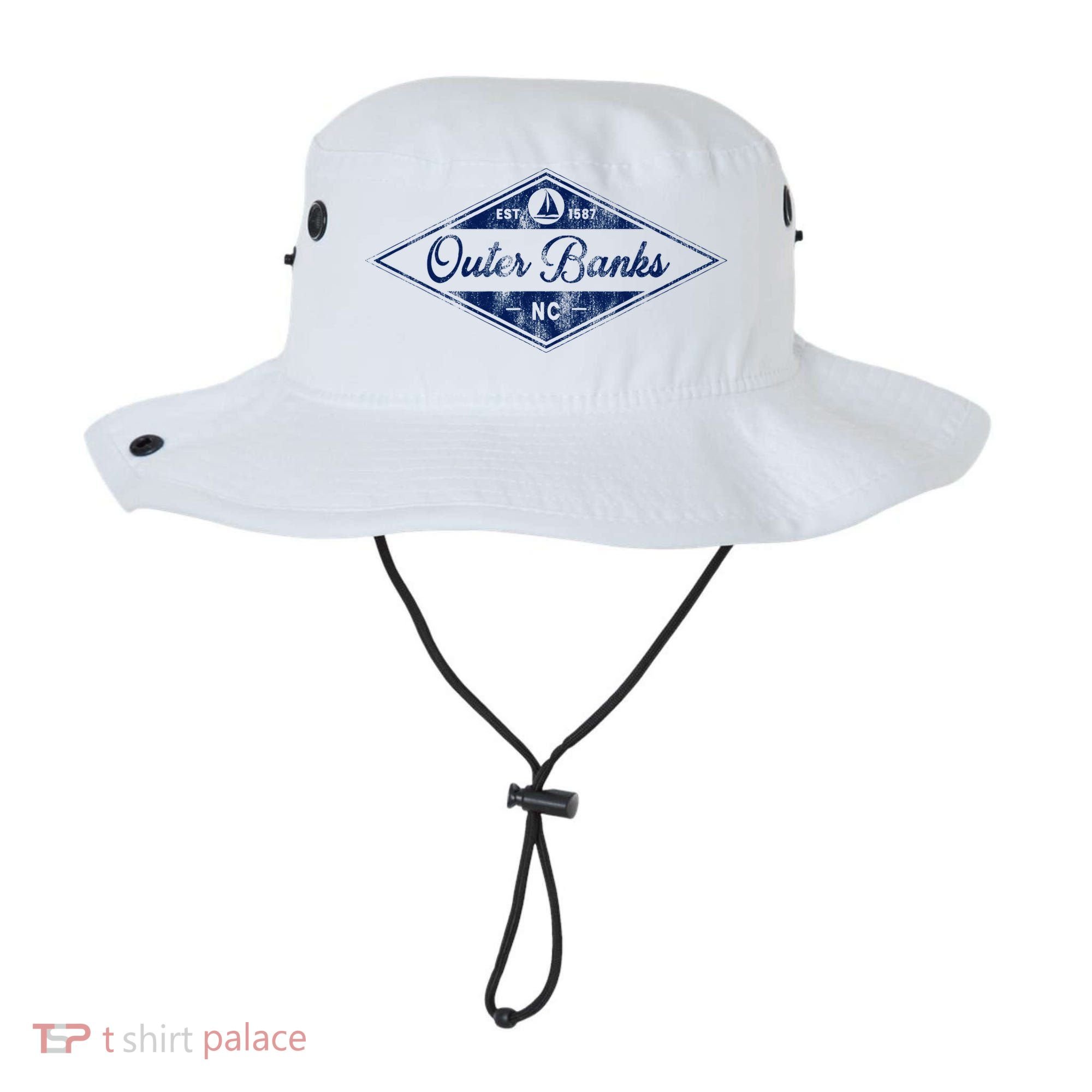 O.U.T.E.R B.A.N.K.S Est 1587 Obx North Carolina Nc Boating Bucket Hat