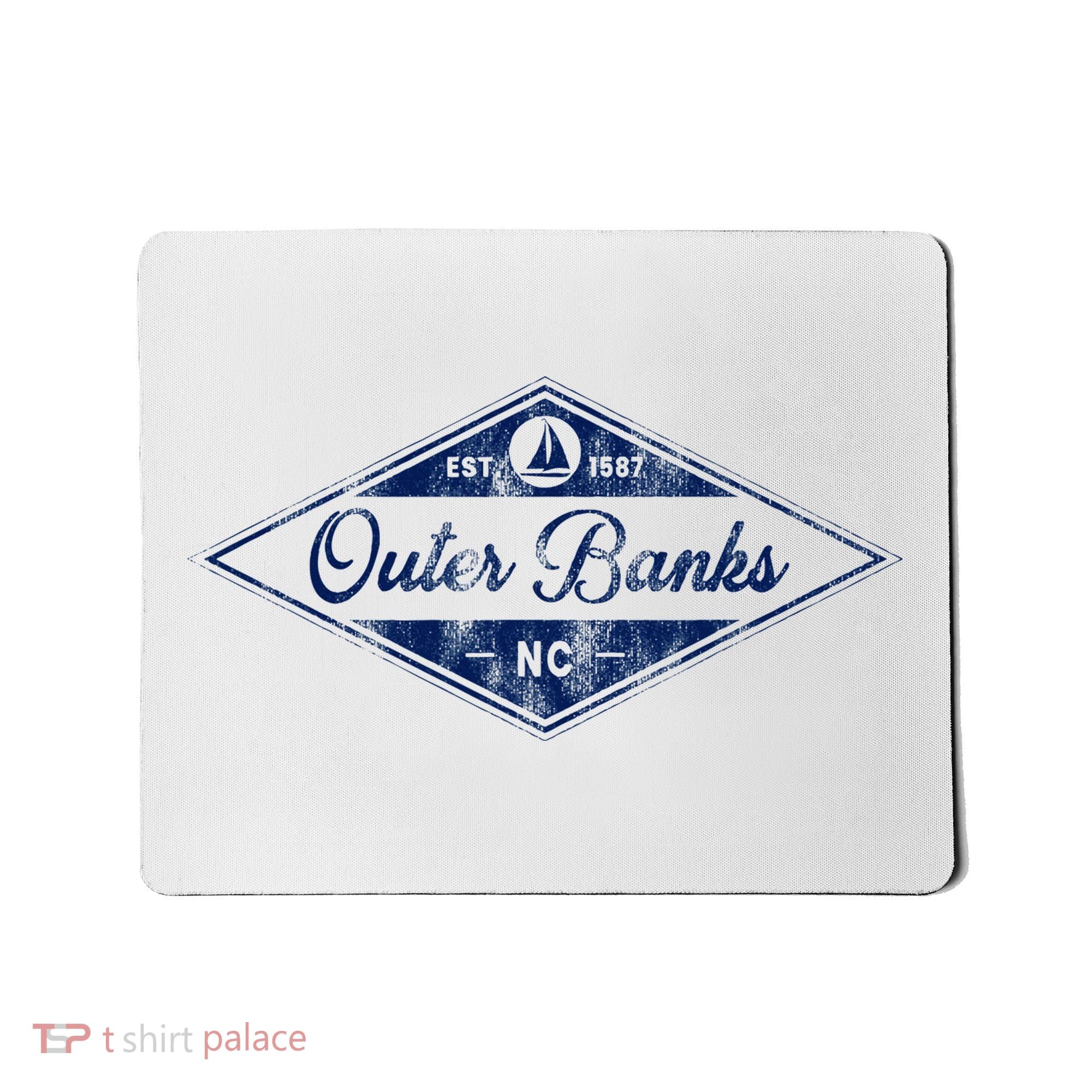 O.U.T.E.R B.A.N.K.S Est 1587 Obx North Carolina Nc Boating Mousepad
