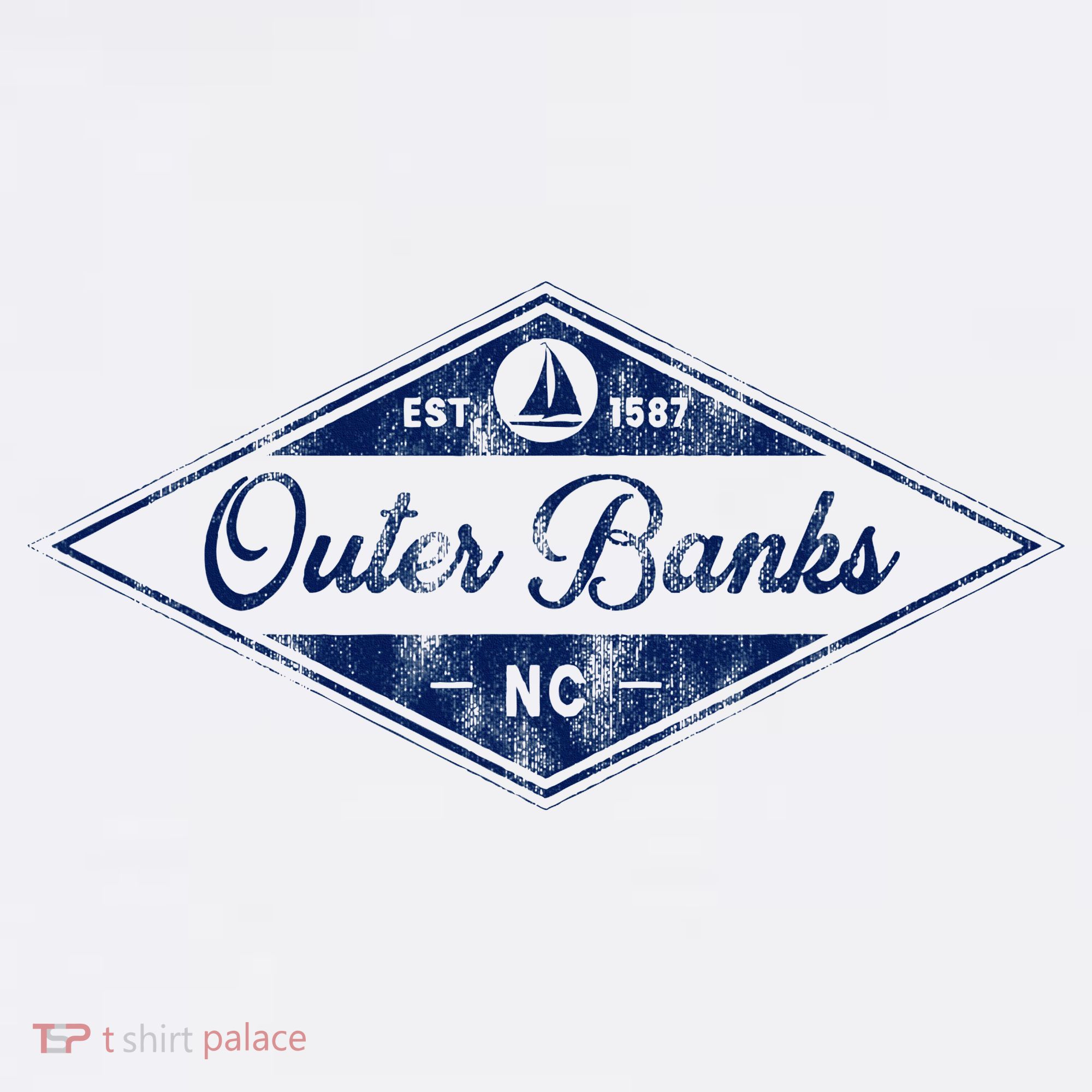 O.U.T.E.R B.A.N.K.S Est 1587 Obx North Carolina Nc Boating Women's Tank Top